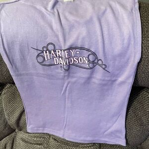 Harley Davidson sleeveless top.
